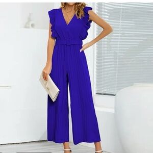 Elegant Blue Sleeveless Jumper